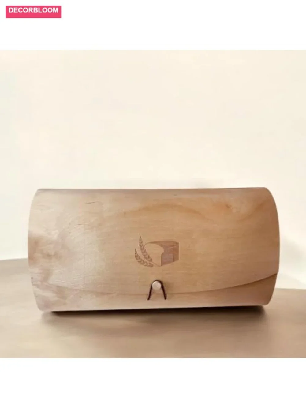 Large Birch Wood Bread Box, Natural Storage Bin, Eco-Friendly Loaf Keeper